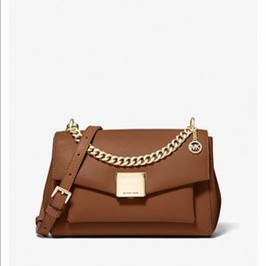 Michael Kors Medium Lita Leather Crossbody Bag